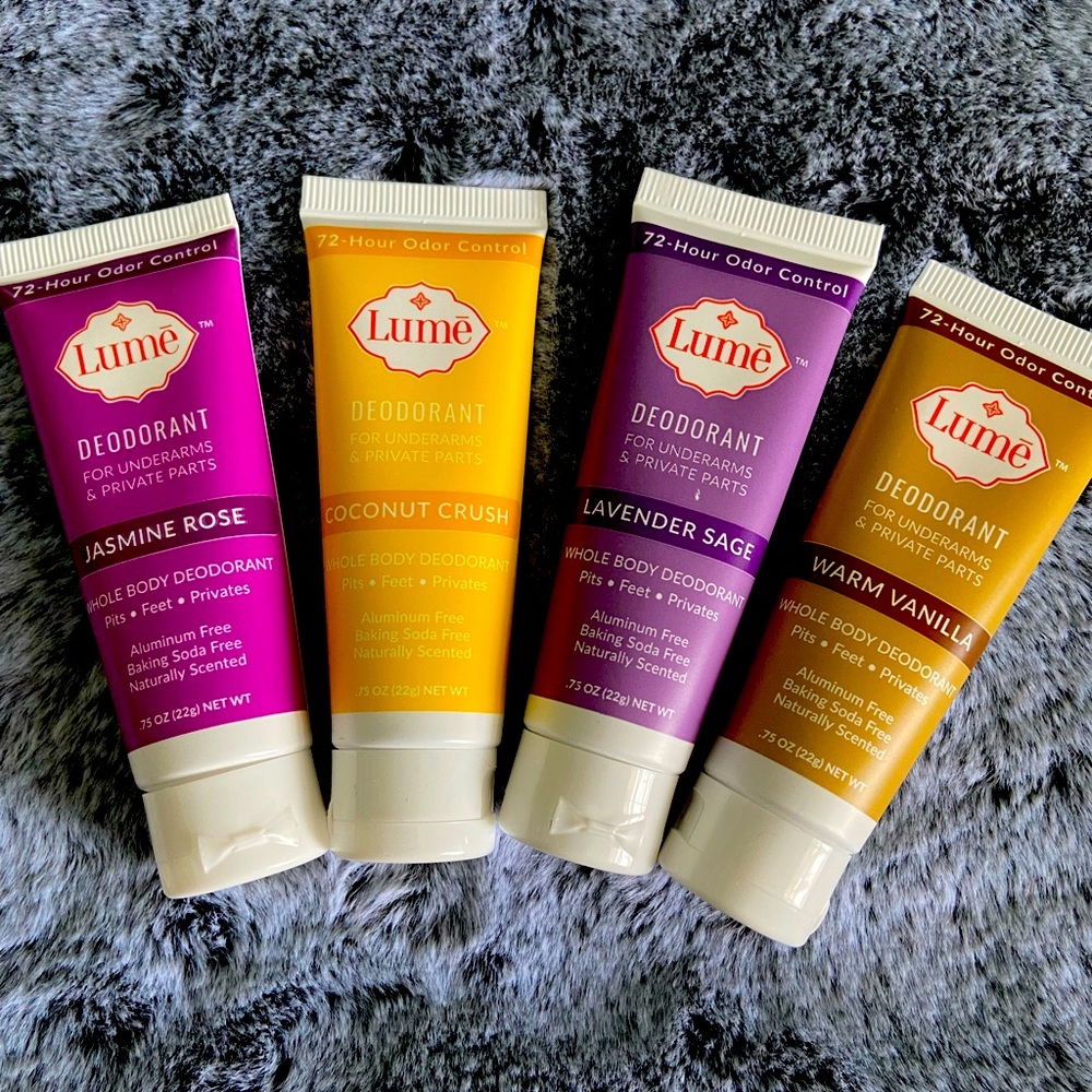Lume whole body deodorant cream